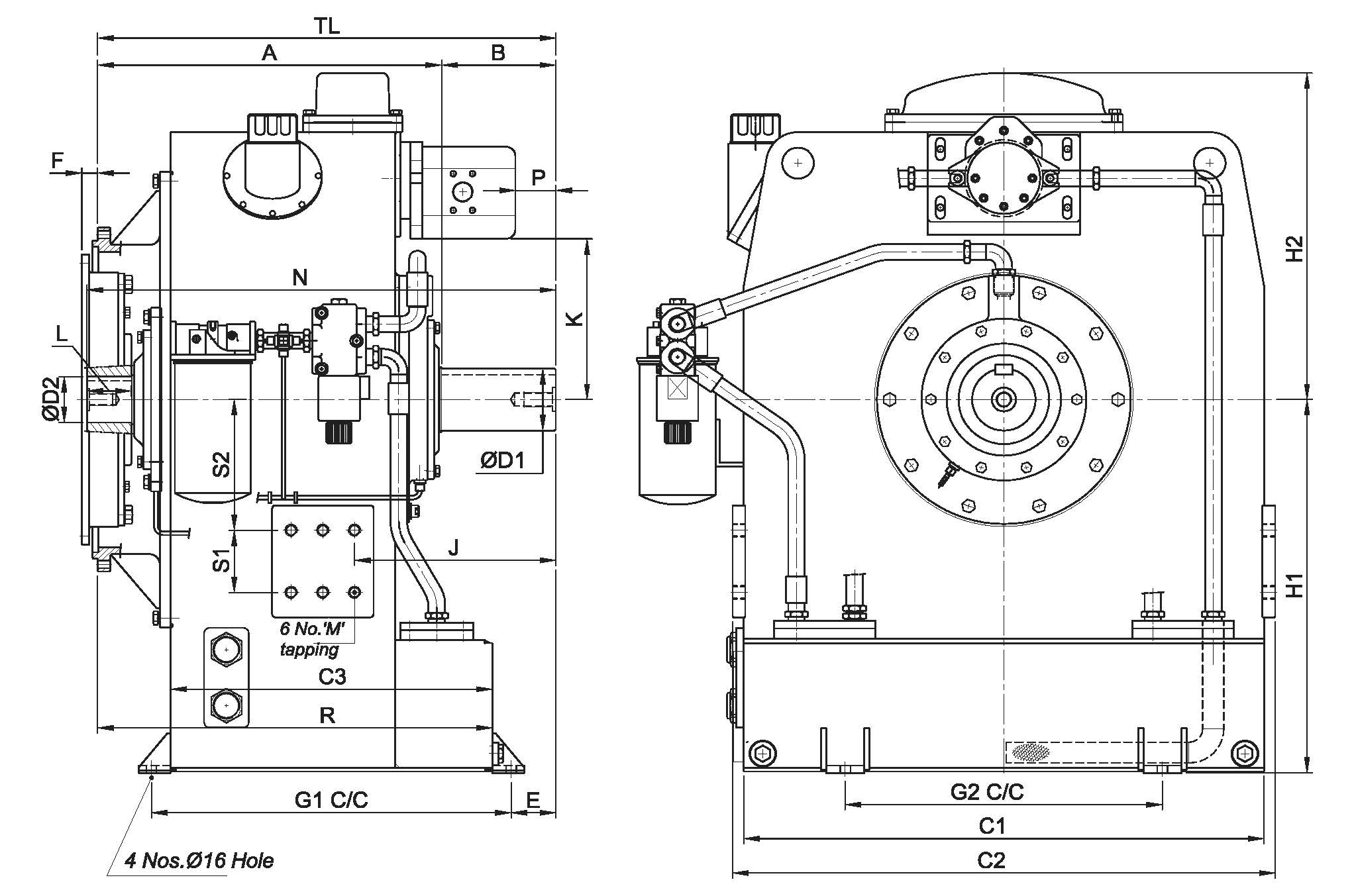 FNIC construction & dimensions